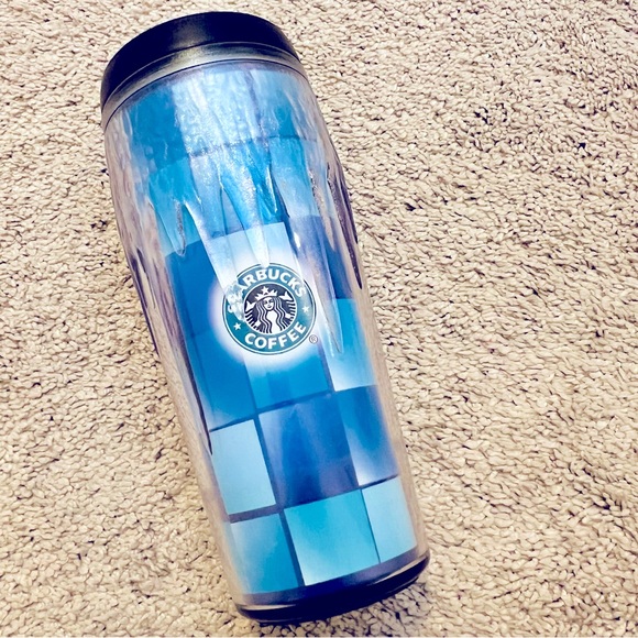 Starbucks Other - Starbucks Coffee Barista 2002 Blue Icicles Insulated Travel Mug Cup Tumbler 16oz